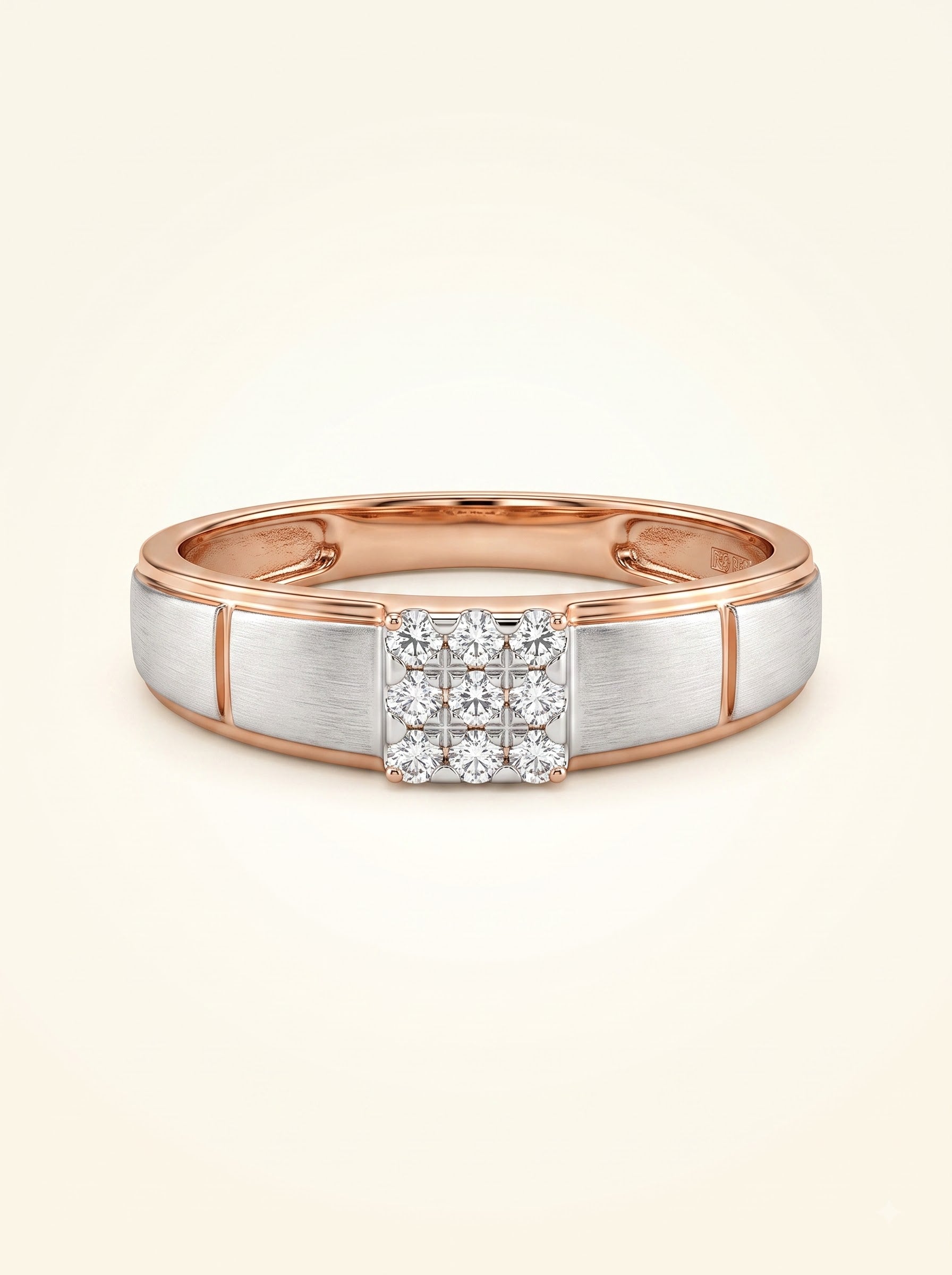Prestige Diamond Cluster Men's Ring