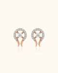 Diamond Swirl Earrings