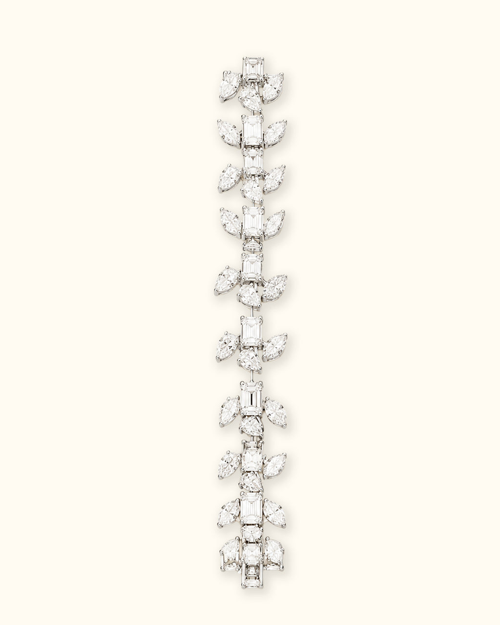 Diamond Blossom Link Bracelet