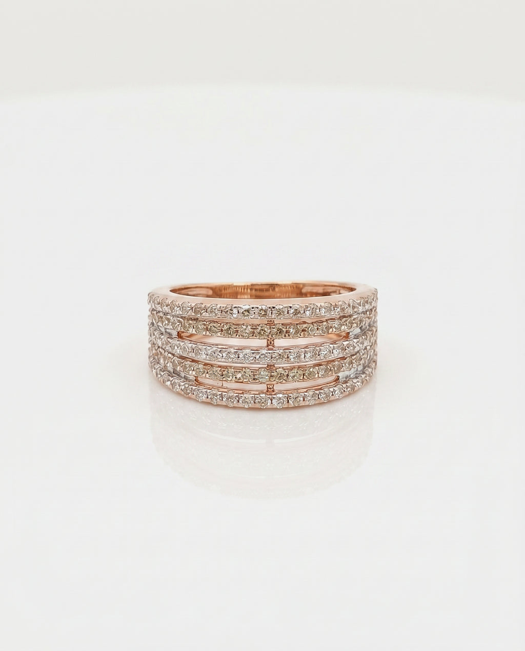 Luxe Cascade Diamond Band Ring