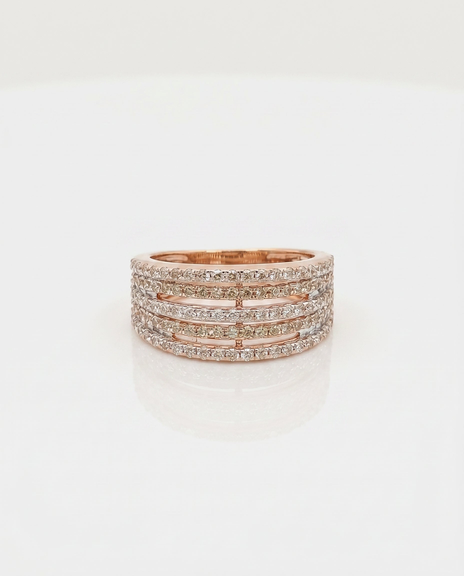 Luxe Cascade Diamond Band Ring