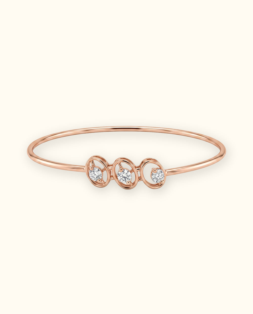 Trinity Spark Diamond Bangle