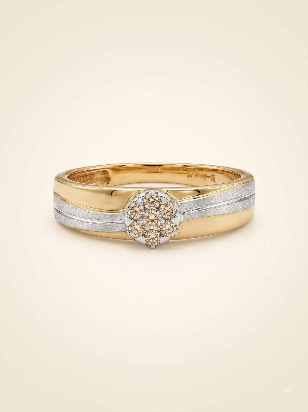 Majestic Diamond Cluster Men's Ring