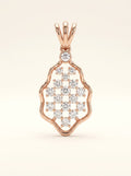Celestial Lattice Diamond Pendant