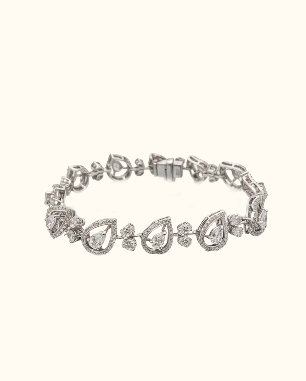 Pear Blossom Diamond Bracelet