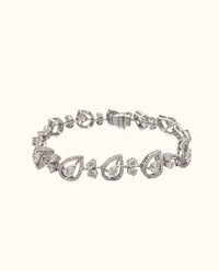 Pear Blossom Diamond Bracelet