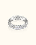 Pear Diamond Eternity Band Ring