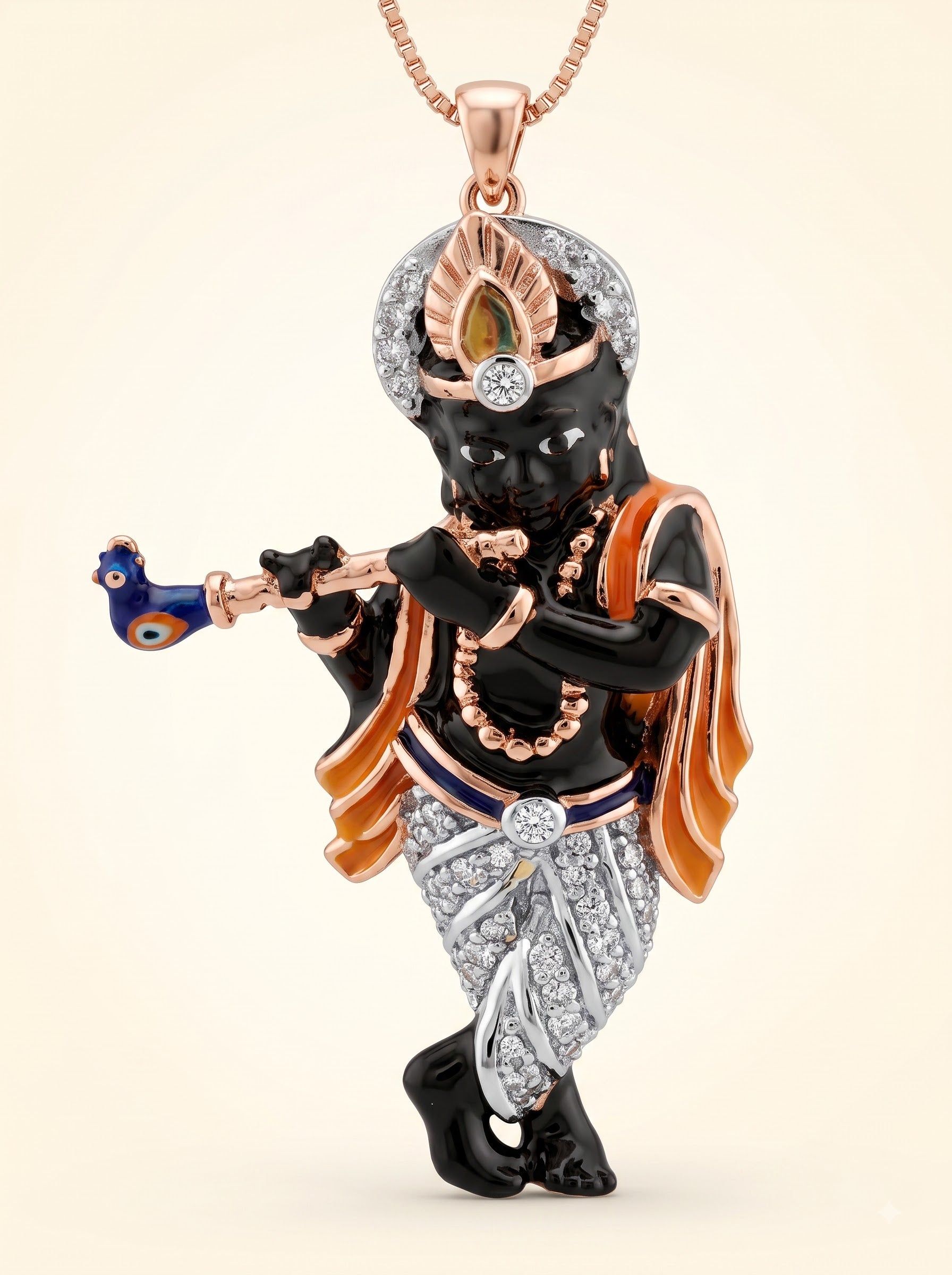 Divine Bal Gopal Diamond Pendant