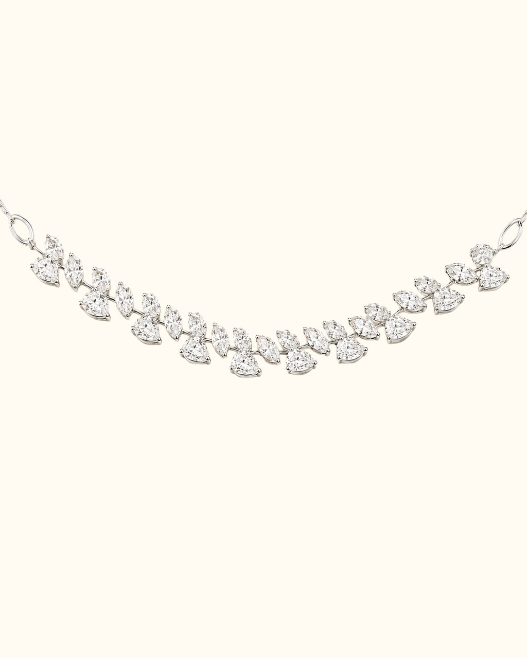 Diamond Leaf Vine Bracelet