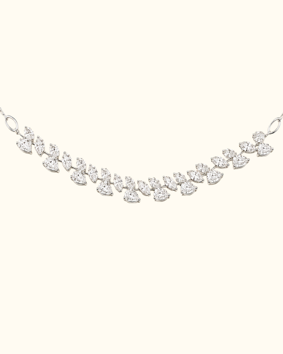 Diamond Leaf Vine Bracelet