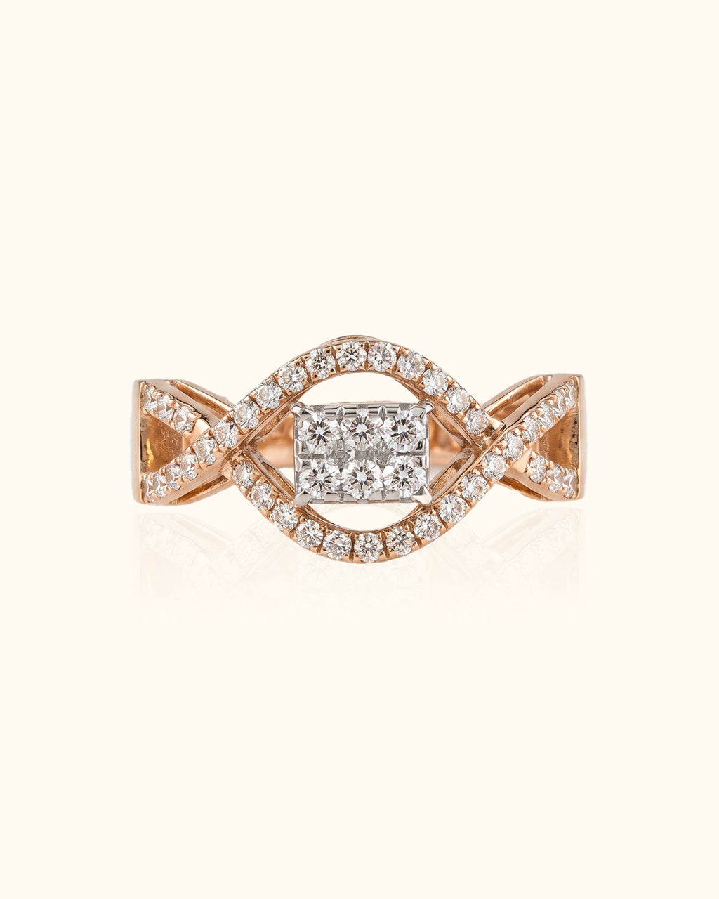 Infinity Halo Diamond Ring