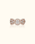 Radiant Bloom Diamond Ring