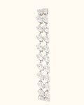 Pear Diamond Cascade Bracelet