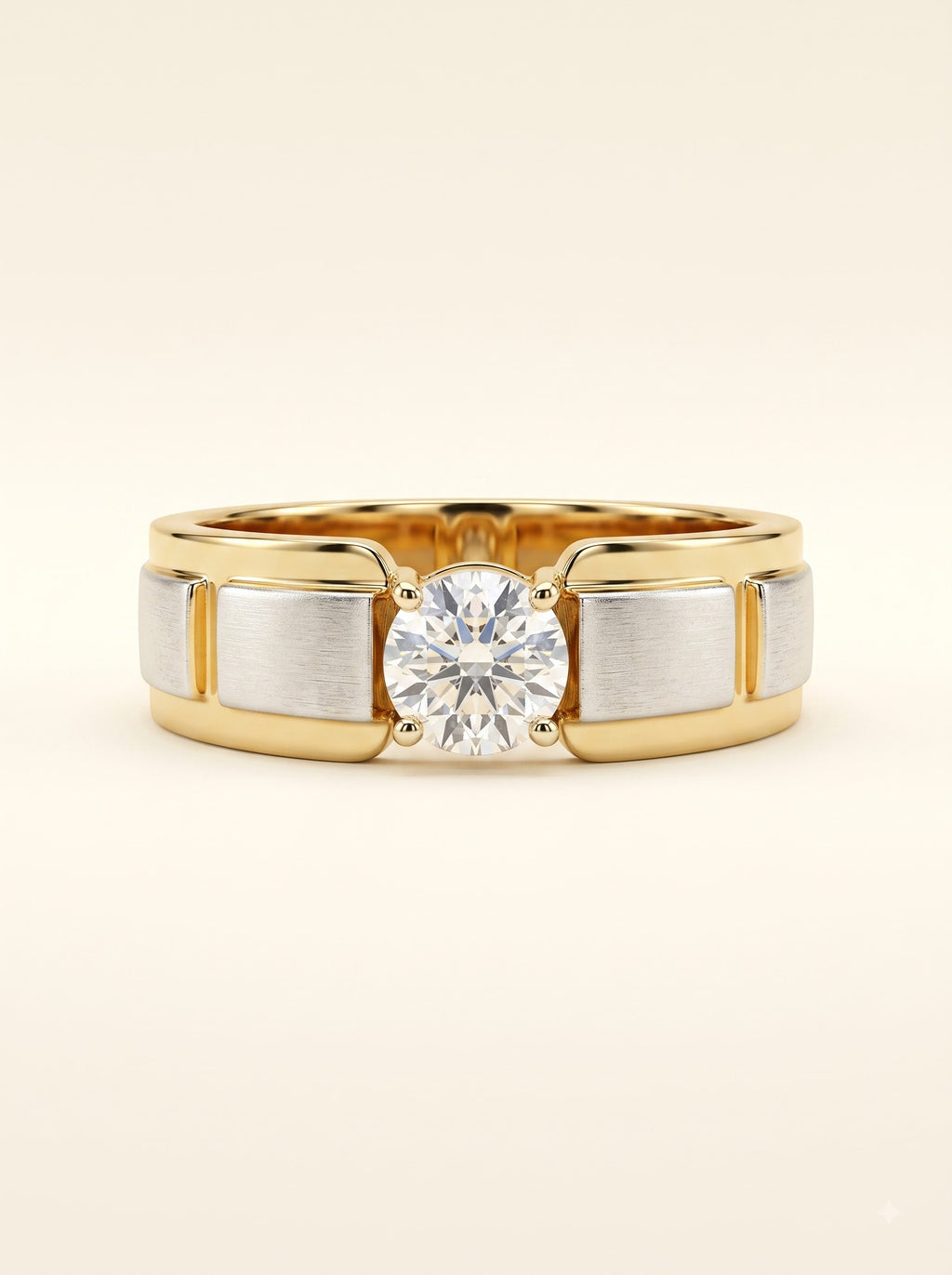 Majestic Solitaire Men's Ring