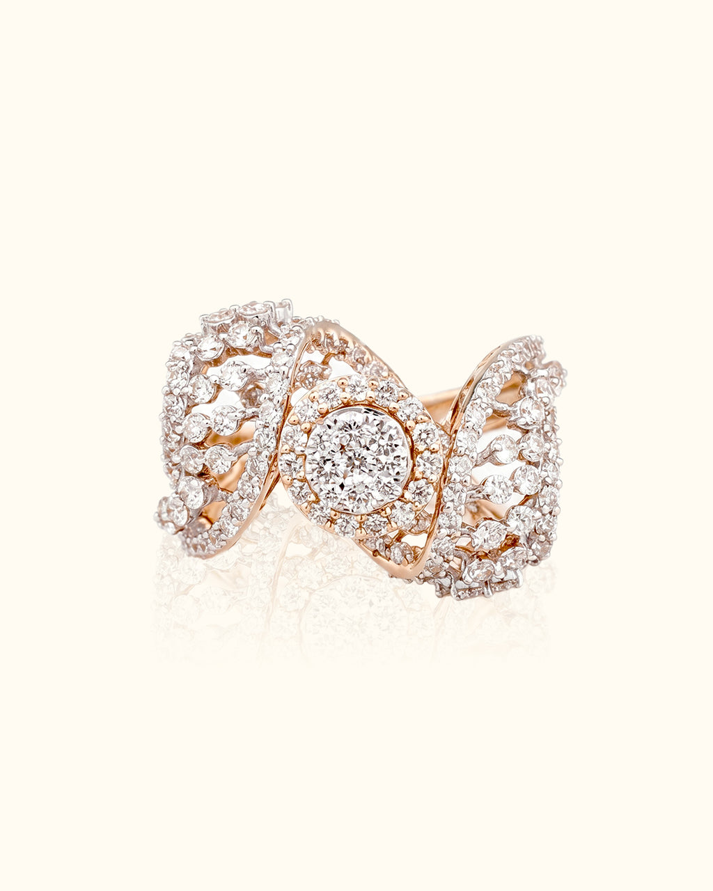 Royal Bloom Diamond Statement Ring