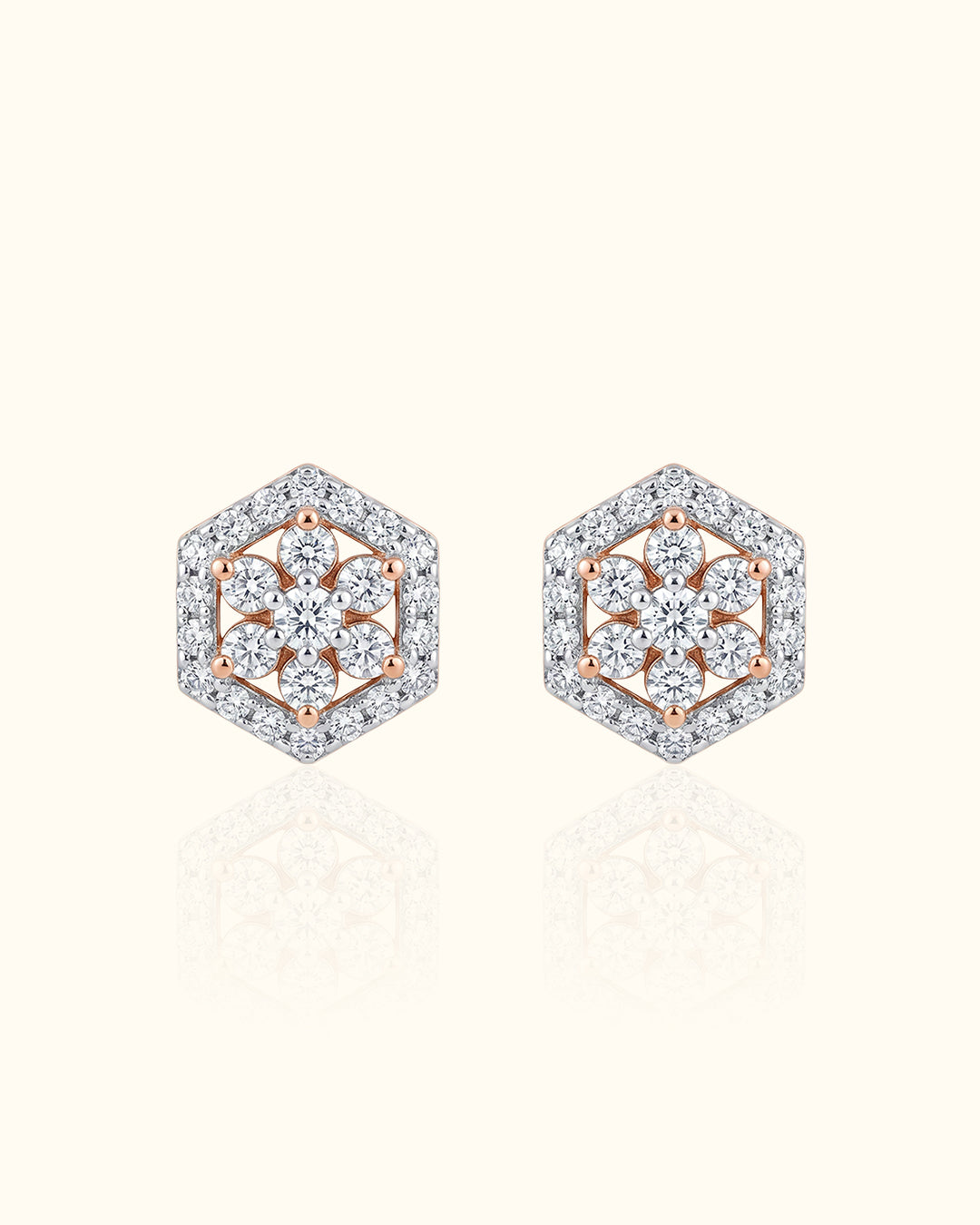 Diamond Cascade Hoop Earrings