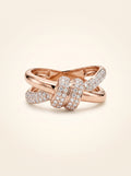 Infinity Knot Diamond Ring