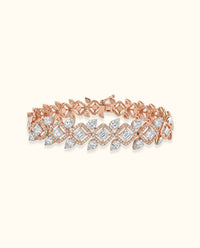 Regal Geometric Diamond Bracelet
