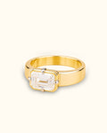 2.5ct Imperial Emerald-Cut Solitaire Ring