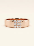 Classic Diamond Cluster Men's Ring