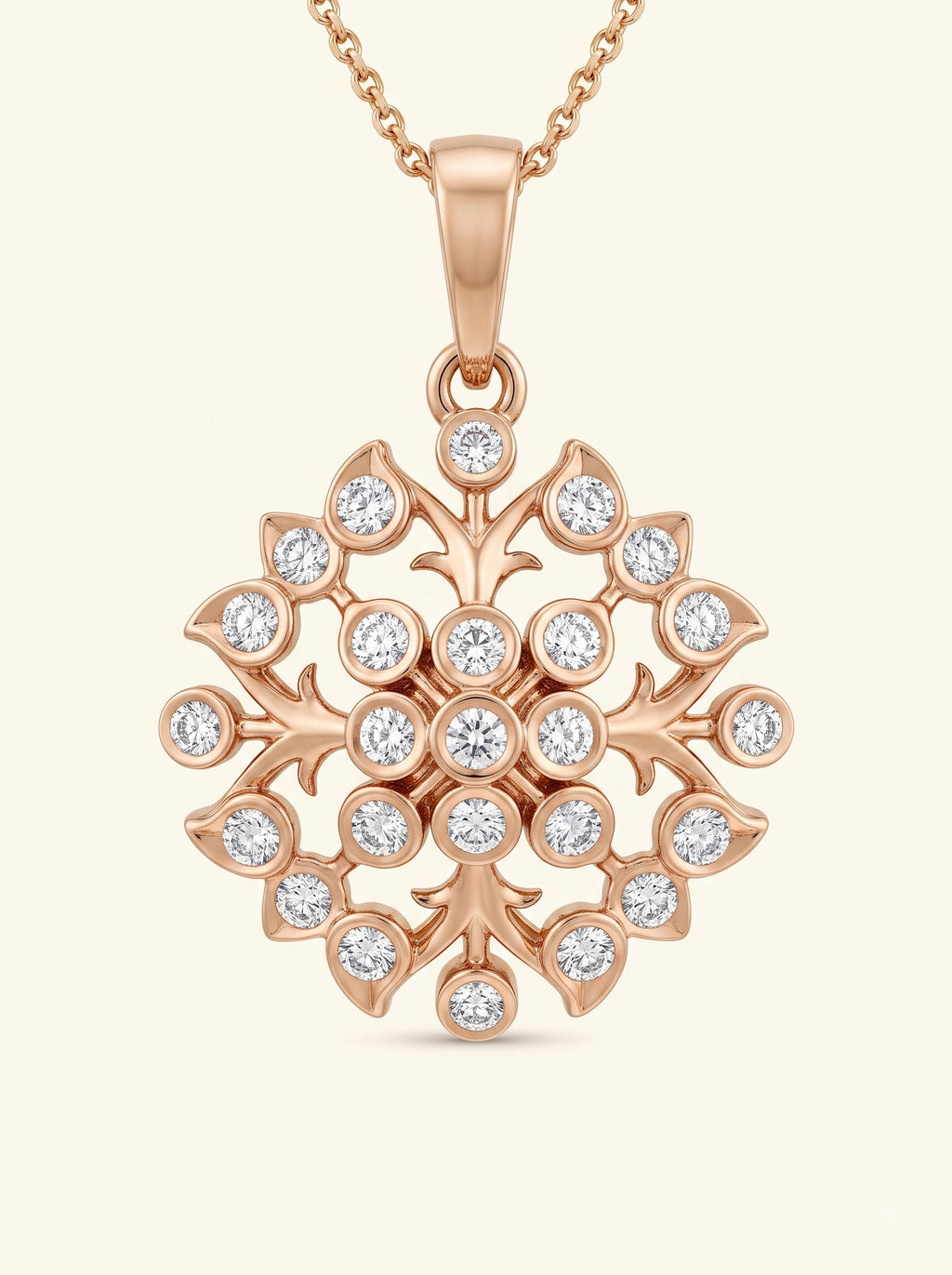 Blooming Diamond Tree Pendant
