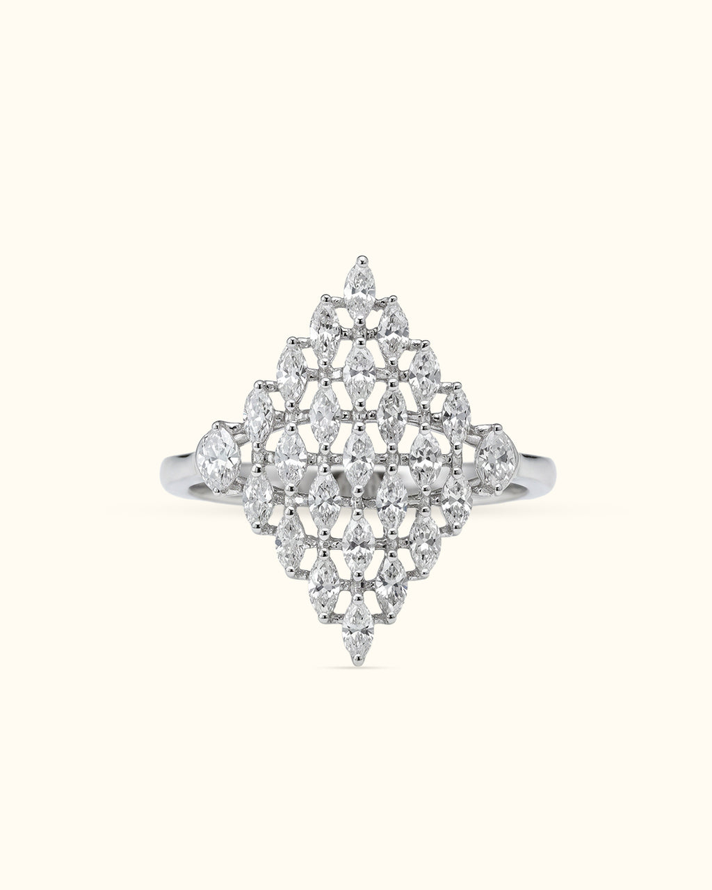 Majestic Marquise Diamond Cocktail Ring