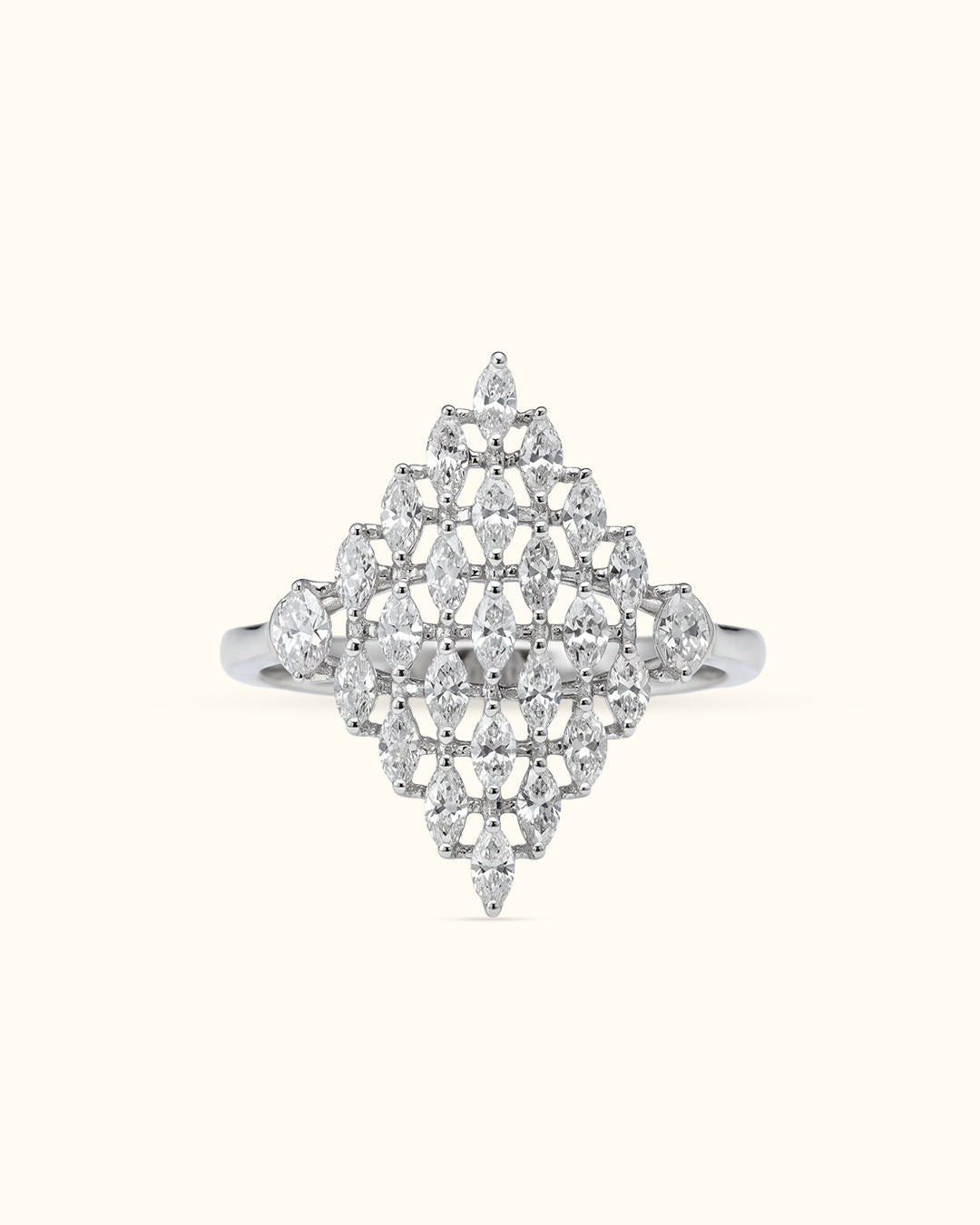 Majestic Marquise Diamond Cocktail Ring