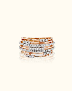 Celestial Layers Diamond Ring