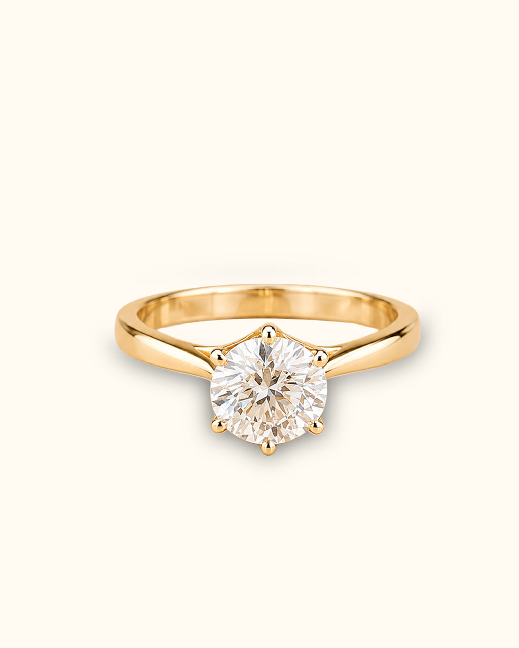 2 ct Imperial Crown Solitaire Ring