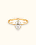 Marquise Solitaire Elegance Ring