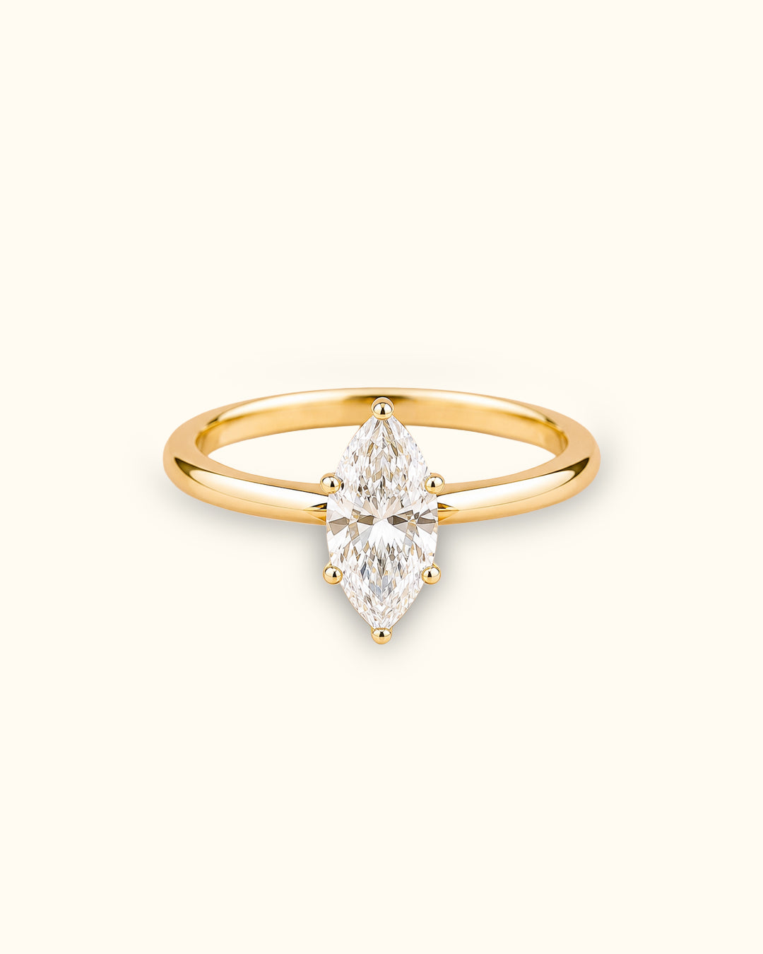 Marquise Solitaire Elegance Ring