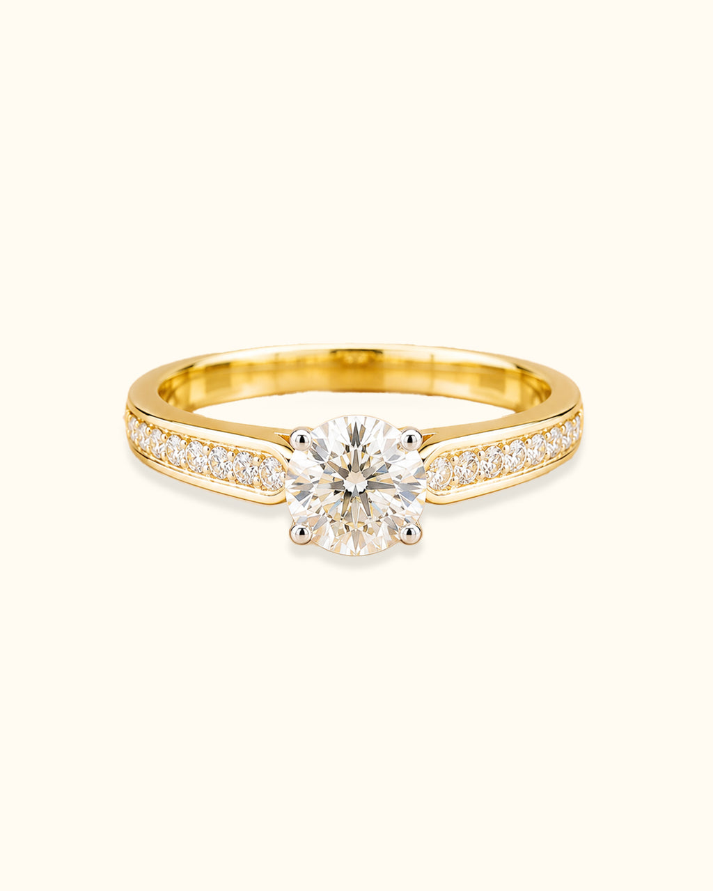 1ct Luminous Channel Solitaire Ring