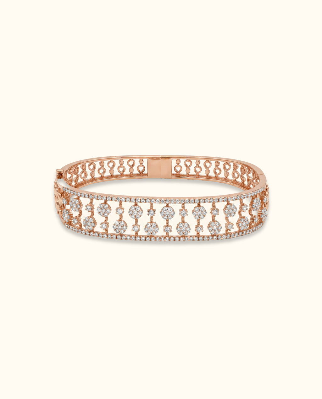 Royal Blossom Diamond Bangle