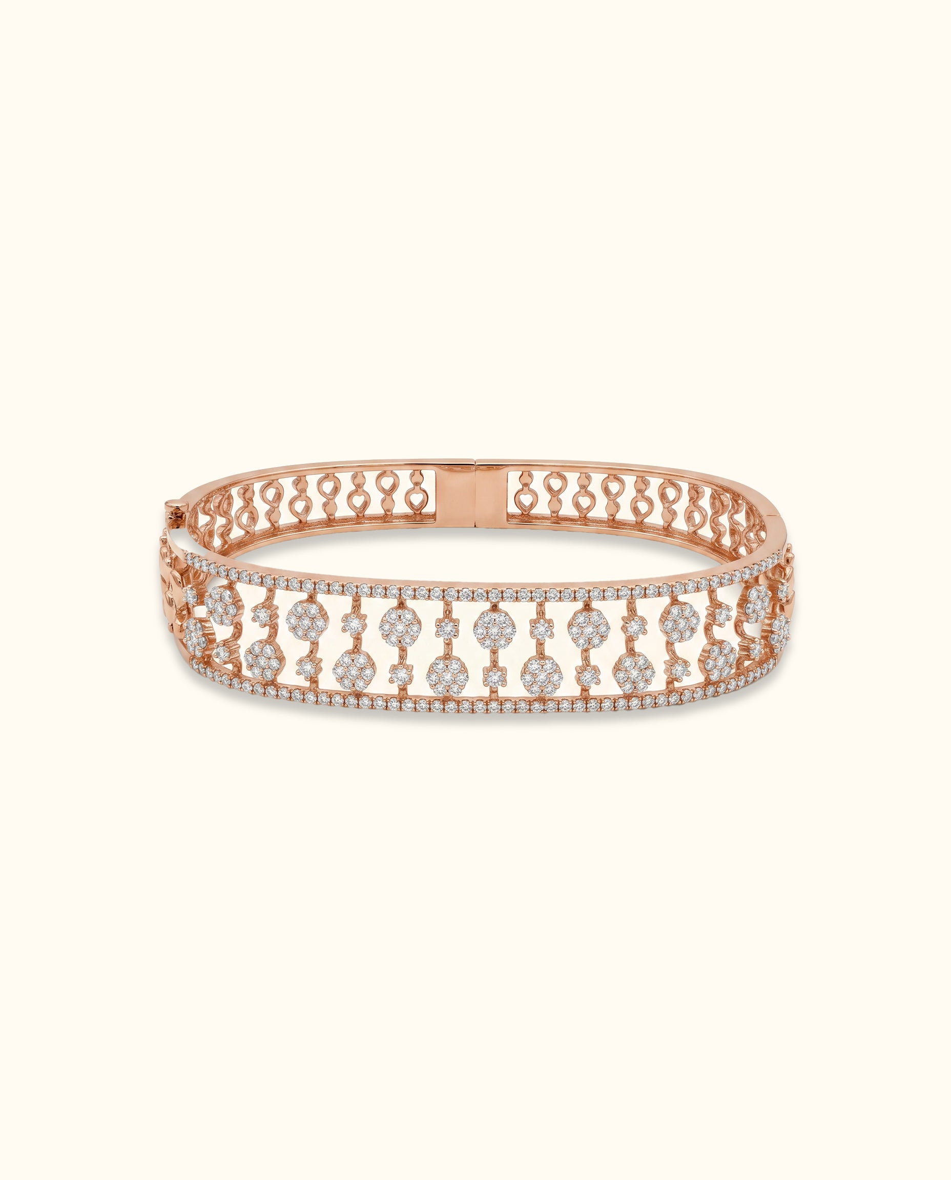 Royal Blossom Diamond Bangle