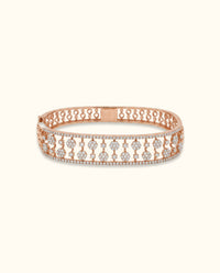 Royal Blossom Diamond Bangle