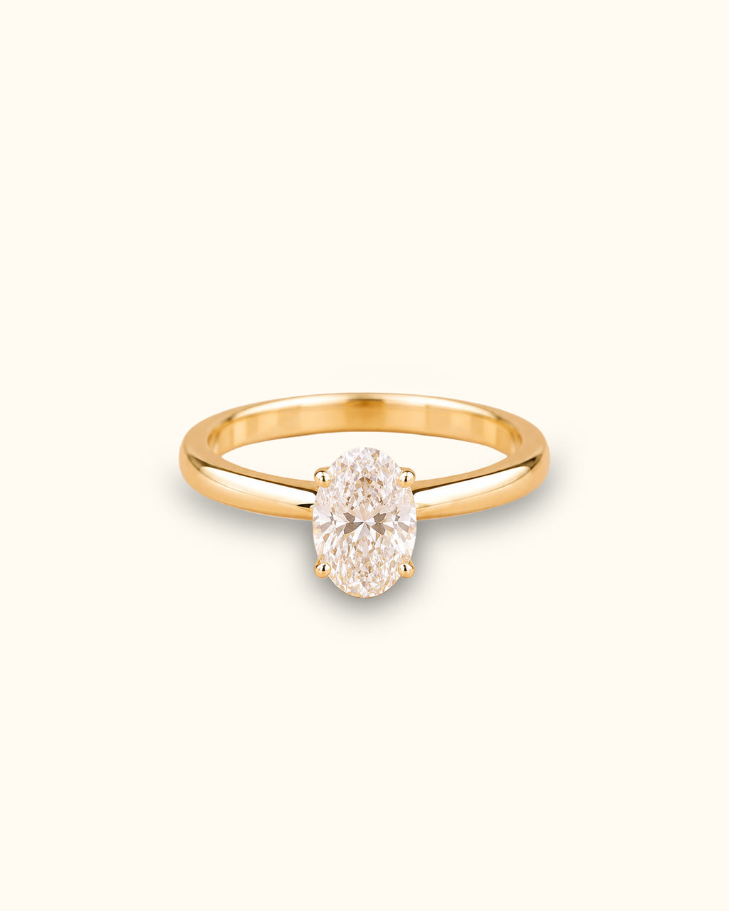 Oval Solitaire Grace Ring