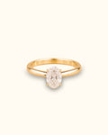 Oval Solitaire Grace Ring