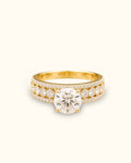 2.5ct Regal Lace Solitaire Diamond Ring
