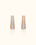 Diamond Accent Rope Gold Hoop Earrings