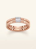 Regal Link Diamond Band Ring