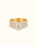1 ct Celeste Double Halo Solitaire Ring