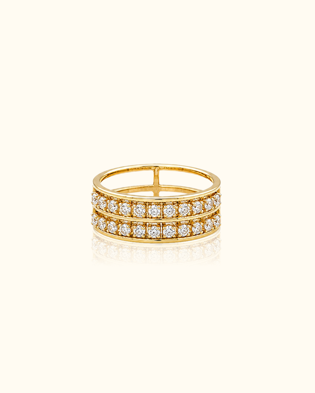 Classic Channel-Set Diamond Band Ring