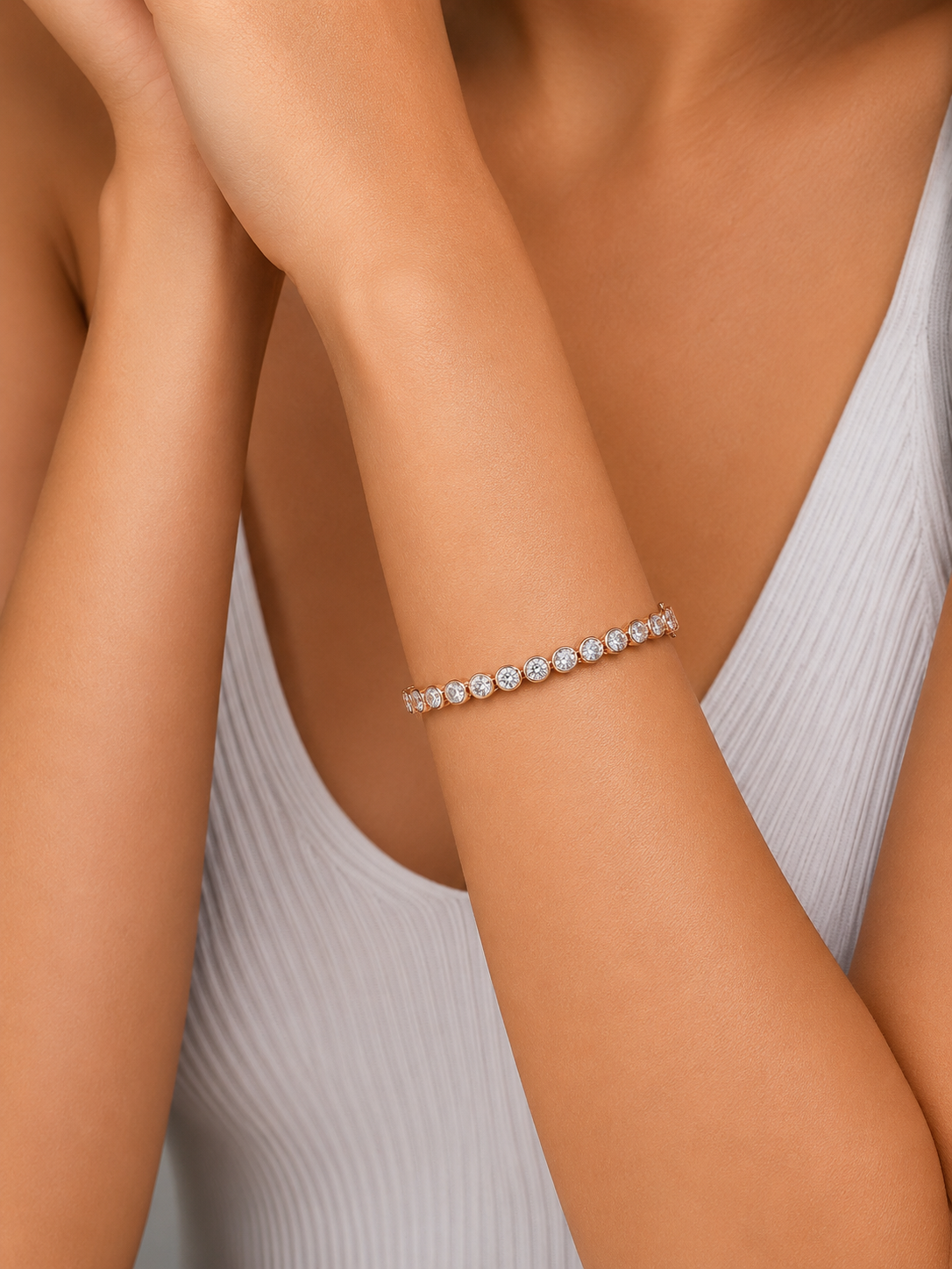 Celestial Diamond Tennis Bracelet