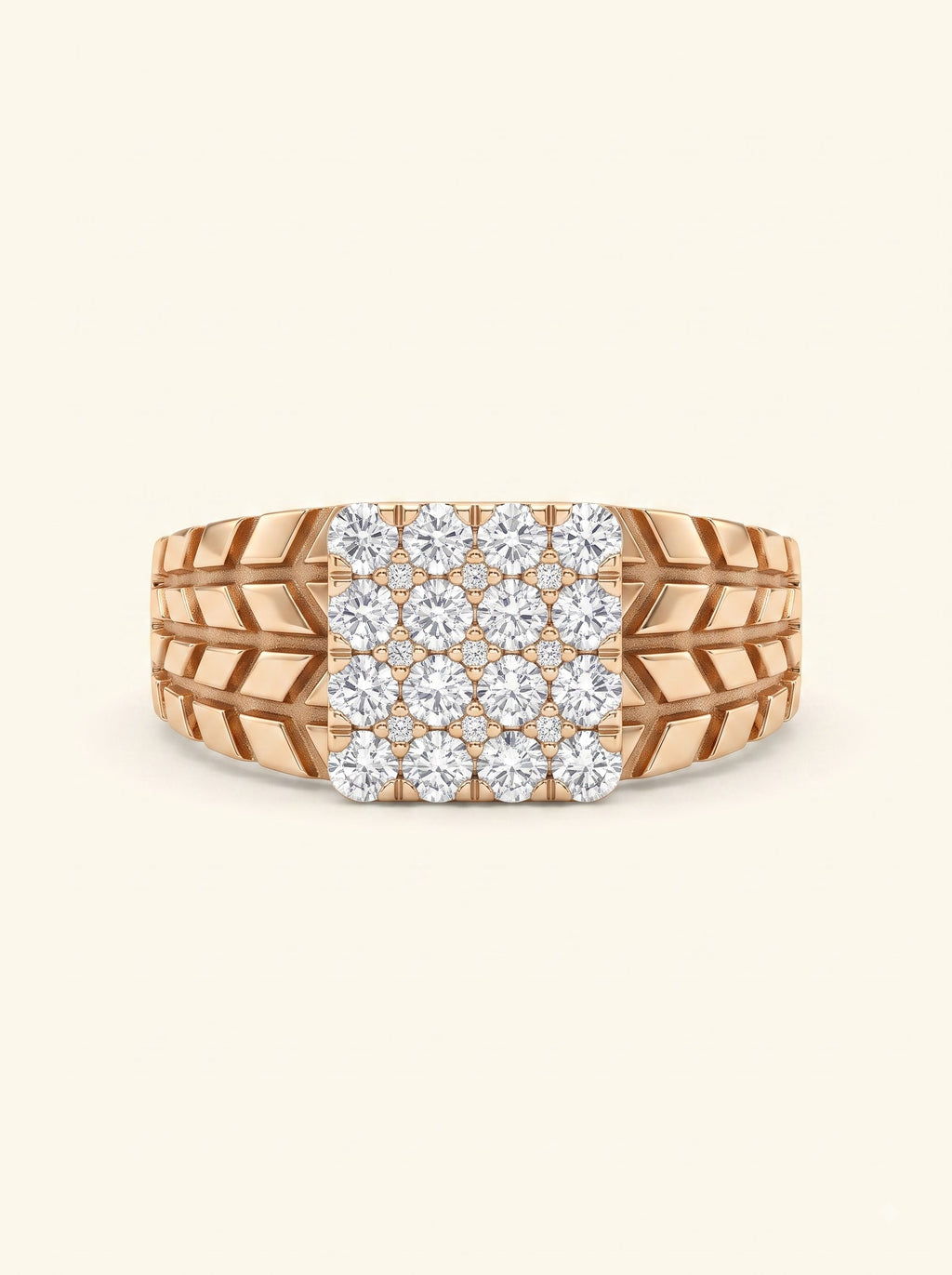 Imperial Cluster Diamond Men's Ring