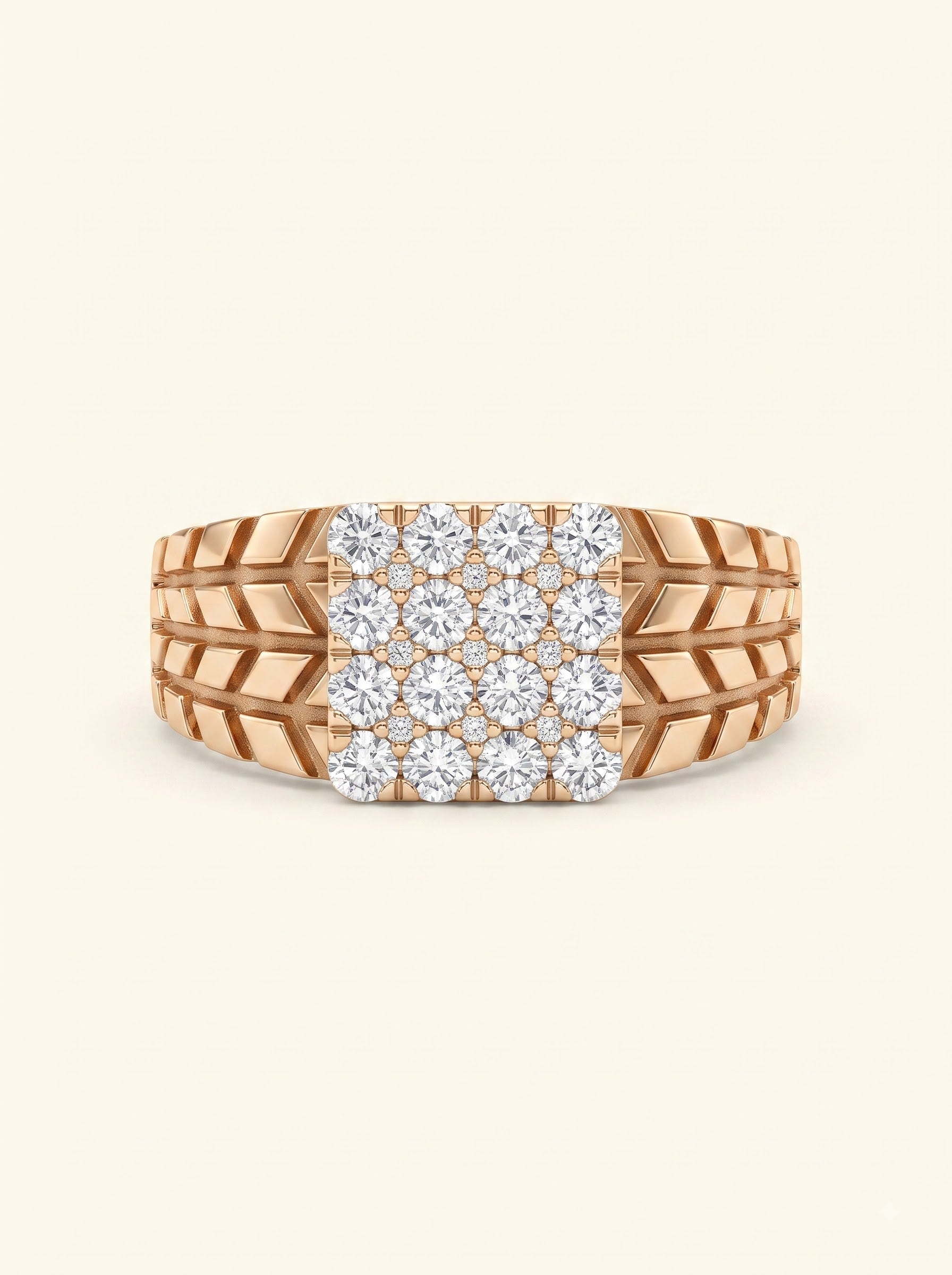 Imperial Cluster Diamond Men's Ring