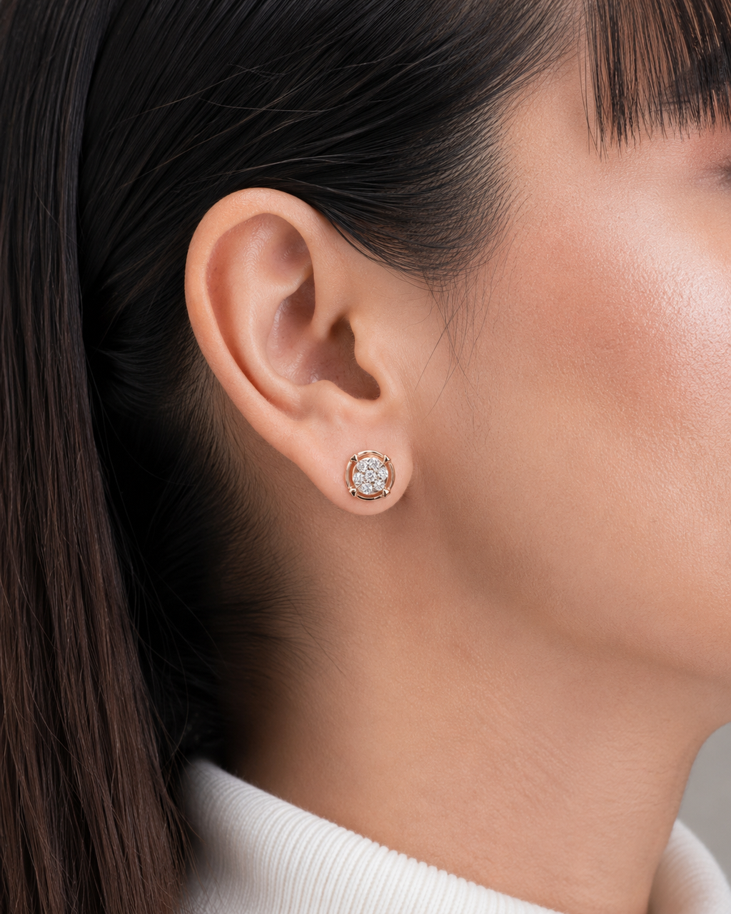 Diamond Illusion Studs
