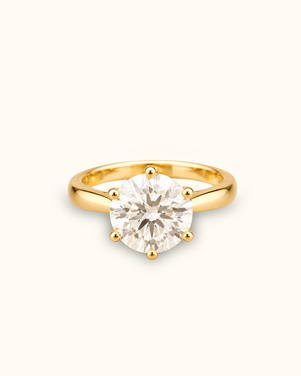 3.5ct Timeless Round Solitaire Diamond Ring