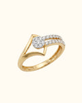 Diamond Geometric Elegance Ring