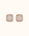 Gold Bezel Set Diamond Tops
