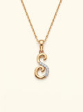 Diamond Initial S Pendant